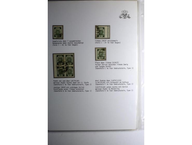RUBEL-WÄHRUNG: 1918/22, ungebrauchte/postfrische und gestempelte, enorm inhaltsreiche Sammlung mit unzähligen Besonderheiten 
