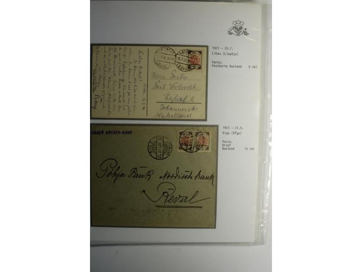RUBEL-WÄHRUNG: 1918/22, ungebrauchte/postfrische und gestempelte, enorm inhaltsreiche Sammlung mit unzähligen Besonderheiten 