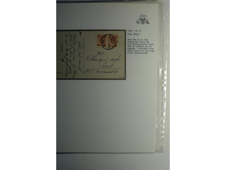 RUBEL-WÄHRUNG: 1918/22, ungebrauchte/postfrische und gestempelte, enorm inhaltsreiche Sammlung mit unzähligen Besonderheiten 