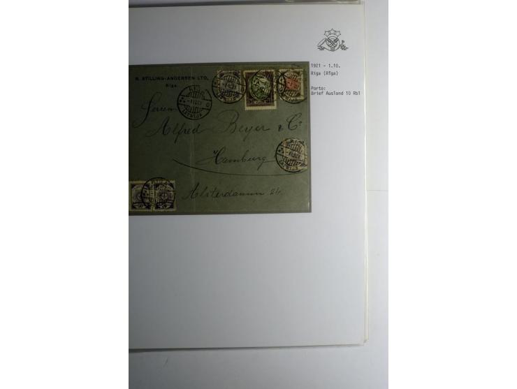RUBEL-WÄHRUNG: 1918/22, ungebrauchte/postfrische und gestempelte, enorm inhaltsreiche Sammlung mit unzähligen Besonderheiten 