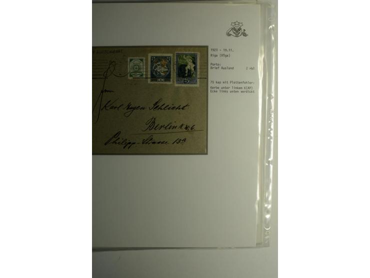 RUBEL-WÄHRUNG: 1918/22, ungebrauchte/postfrische und gestempelte, enorm inhaltsreiche Sammlung mit unzähligen Besonderheiten 