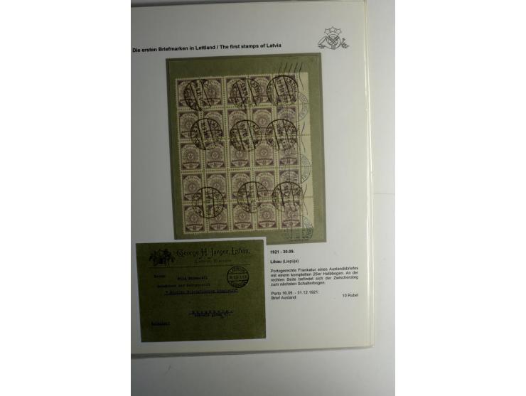 RUBEL-WÄHRUNG: 1918/22, ungebrauchte/postfrische und gestempelte, enorm inhaltsreiche Sammlung mit unzähligen Besonderheiten 