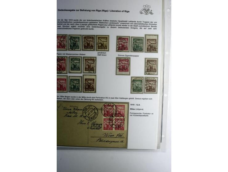 RUBEL-WÄHRUNG: 1918/22, ungebrauchte/postfrische und gestempelte, enorm inhaltsreiche Sammlung mit unzähligen Besonderheiten 