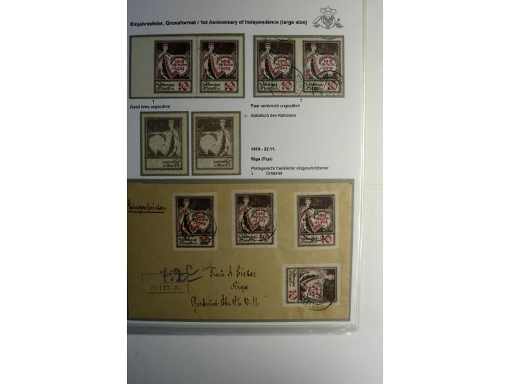 RUBEL-WÄHRUNG: 1918/22, ungebrauchte/postfrische und gestempelte, enorm inhaltsreiche Sammlung mit unzähligen Besonderheiten 