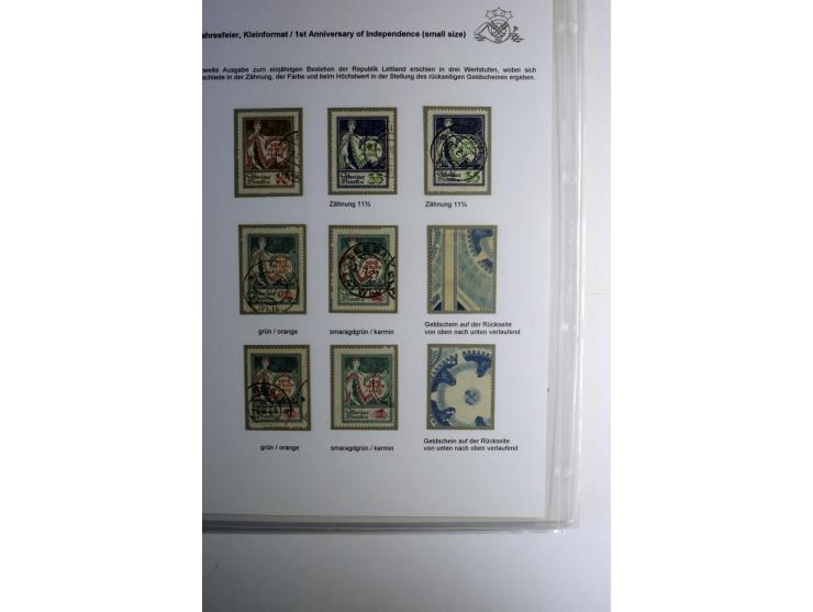 RUBEL-WÄHRUNG: 1918/22, ungebrauchte/postfrische und gestempelte, enorm inhaltsreiche Sammlung mit unzähligen Besonderheiten 