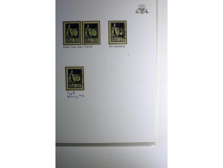 RUBEL-WÄHRUNG: 1918/22, ungebrauchte/postfrische und gestempelte, enorm inhaltsreiche Sammlung mit unzähligen Besonderheiten 