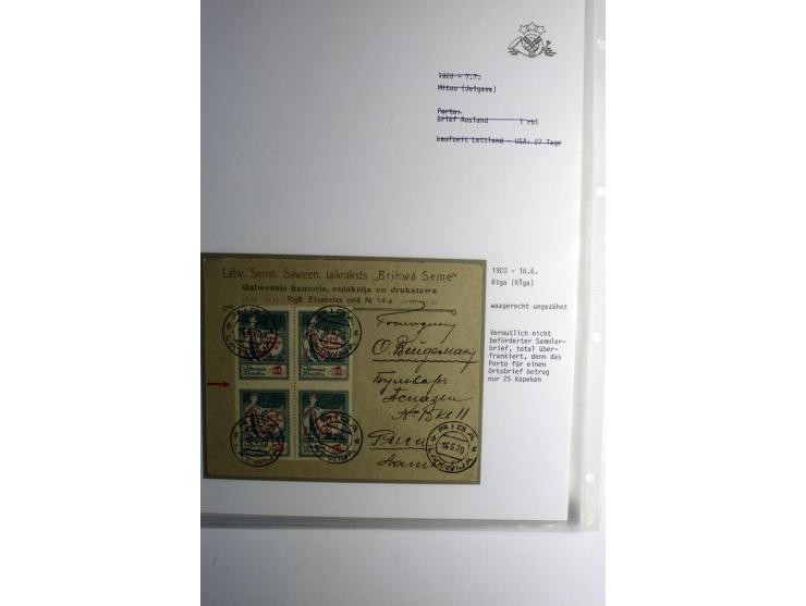 RUBEL-WÄHRUNG: 1918/22, ungebrauchte/postfrische und gestempelte, enorm inhaltsreiche Sammlung mit unzähligen Besonderheiten 