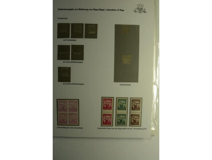 RUBEL-WÄHRUNG: 1918/22, ungebrauchte/postfrische und gestempelte, enorm inhaltsreiche Sammlung mit unzähligen Besonderheiten 