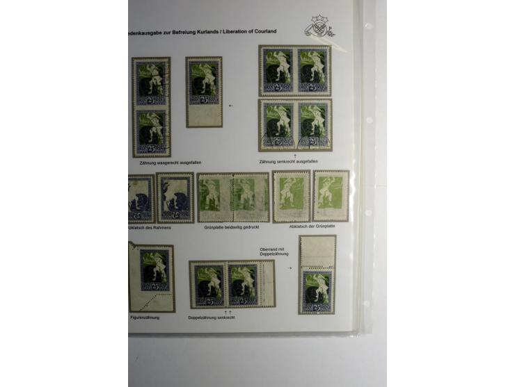 RUBEL-WÄHRUNG: 1918/22, ungebrauchte/postfrische und gestempelte, enorm inhaltsreiche Sammlung mit unzähligen Besonderheiten 