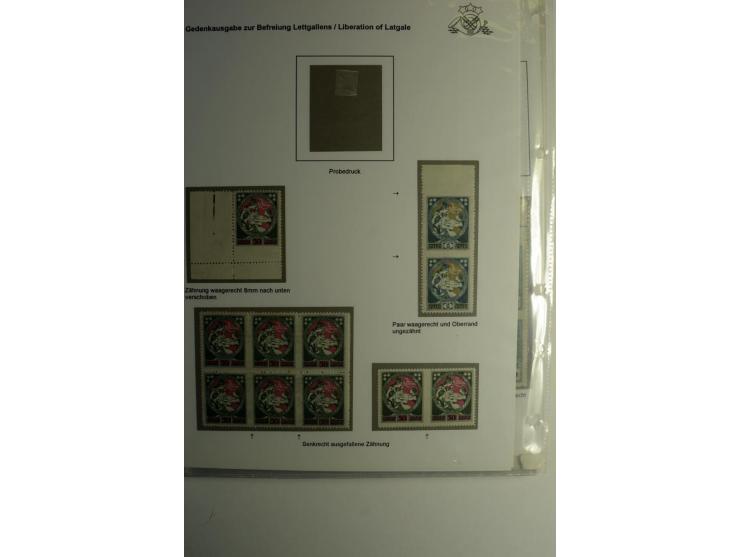 RUBEL-WÄHRUNG: 1918/22, ungebrauchte/postfrische und gestempelte, enorm inhaltsreiche Sammlung mit unzähligen Besonderheiten 
