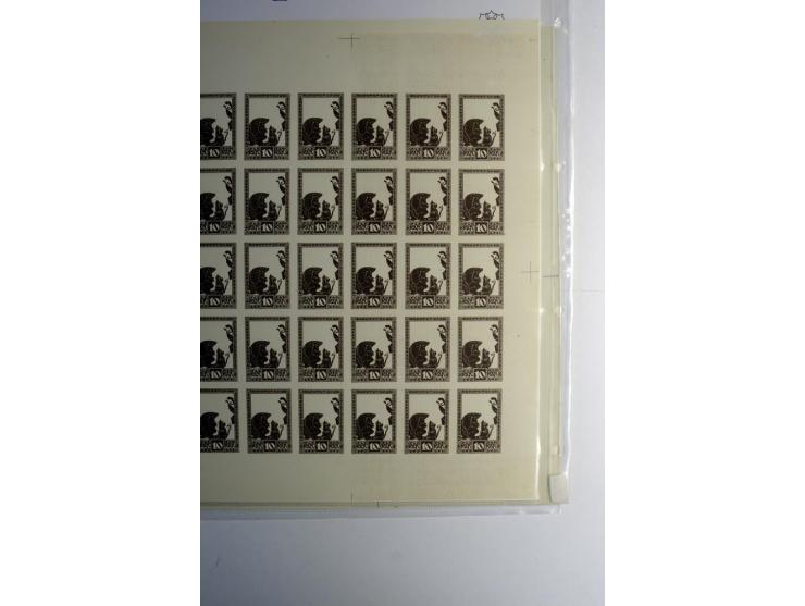 RUBEL-WÄHRUNG: 1918/22, ungebrauchte/postfrische und gestempelte, enorm inhaltsreiche Sammlung mit unzähligen Besonderheiten 