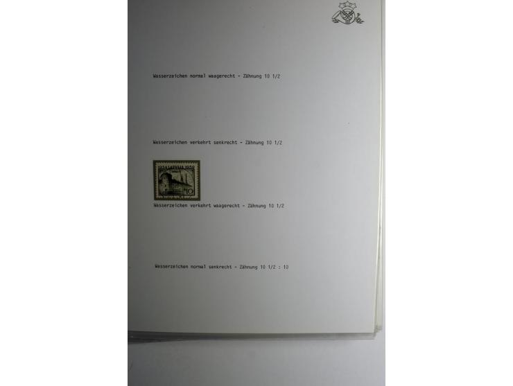 LAT-WÄHRUNG: 1923/40, ungebrauchte/postfrische und gestempelte, enorm inhaltsreiche Sammlung mit unzähligen Besonderheiten wi