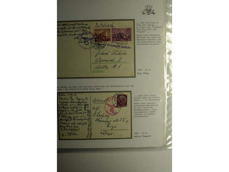 LAT-WÄHRUNG: 1923/40, ungebrauchte/postfrische und gestempelte, enorm inhaltsreiche Sammlung mit unzähligen Besonderheiten wi