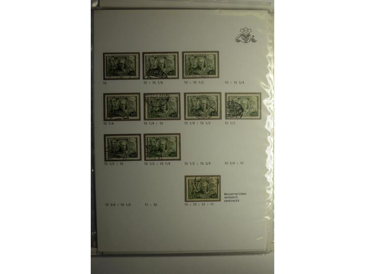 LAT-WÄHRUNG: 1923/40, ungebrauchte/postfrische und gestempelte, enorm inhaltsreiche Sammlung mit unzähligen Besonderheiten wi