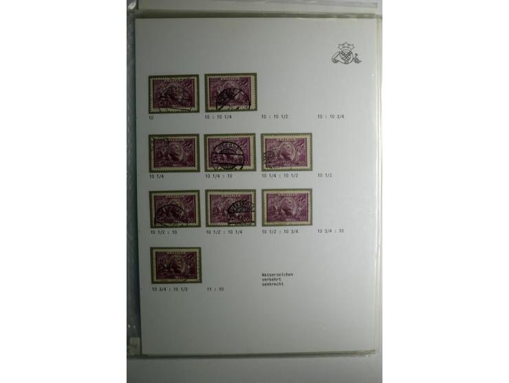 LAT-WÄHRUNG: 1923/40, ungebrauchte/postfrische und gestempelte, enorm inhaltsreiche Sammlung mit unzähligen Besonderheiten wi