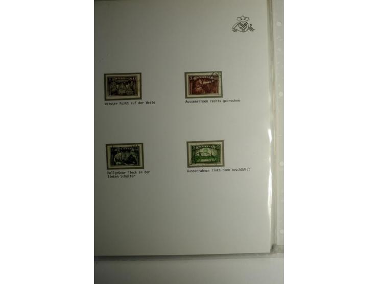 LAT-WÄHRUNG: 1923/40, ungebrauchte/postfrische und gestempelte, enorm inhaltsreiche Sammlung mit unzähligen Besonderheiten wi