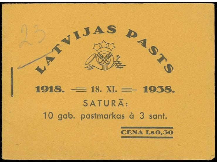 1939, Markenheftchen 20. Jahrestag der Staatsgründung, postfrisch, tadellos, selten