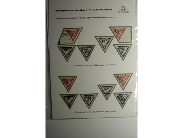 FLUGPOSTMARKEN: 1922/33, interessante ungebrauchte/postfrische und gestempelte Sammlung mit 13 Briefen, dabei etliche Besonde
