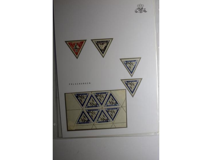 FLUGPOSTMARKEN: 1922/33, interessante ungebrauchte/postfrische und gestempelte Sammlung mit 13 Briefen, dabei etliche Besonde