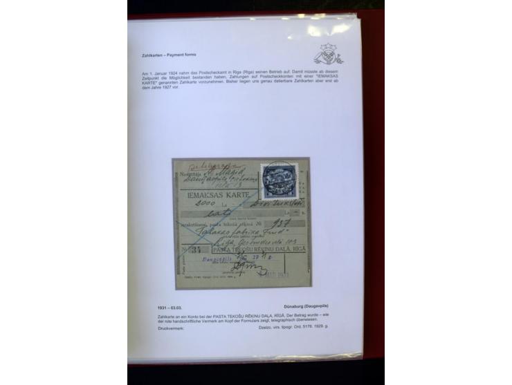 GELD-DIENST: 1927/41, umfangreiche Sammlung von über 60 Ganzstücken, dabei Geldanweisungen aus dem Ausland, Empfangsbestätigu