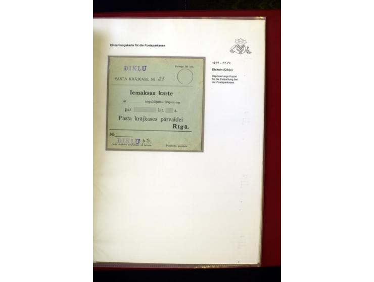 GELD-DIENST: 1927/41, umfangreiche Sammlung von über 60 Ganzstücken, dabei Geldanweisungen aus dem Ausland, Empfangsbestätigu