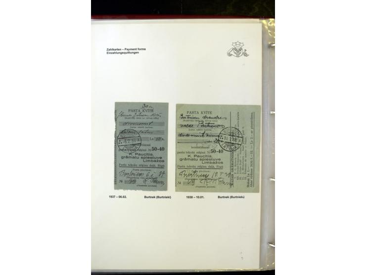 GELD-DIENST: 1927/41, umfangreiche Sammlung von über 60 Ganzstücken, dabei Geldanweisungen aus dem Ausland, Empfangsbestätigu
