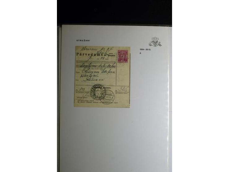 NORMSTEMPEL: AAHOF-ZVIDZIENA, umfangreiche Sammlung mit über 750 Briefen und Karten, alles sauber in 6 Alben