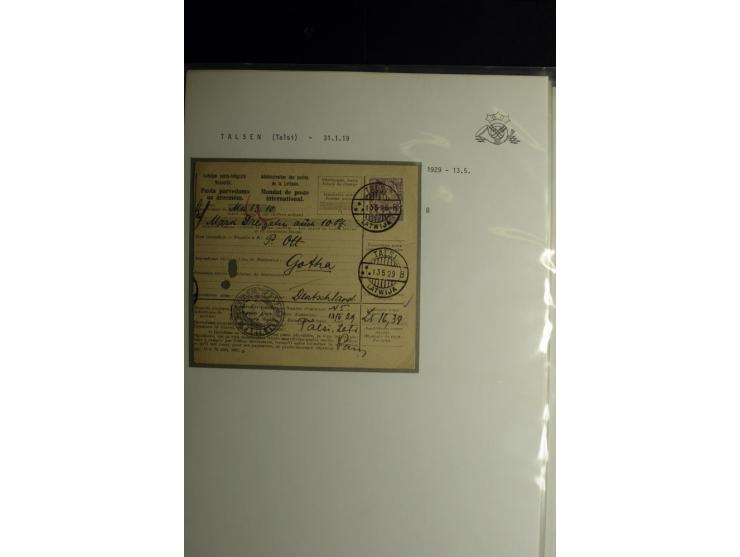 NORMSTEMPEL: AAHOF-ZVIDZIENA, umfangreiche Sammlung mit über 750 Briefen und Karten, alles sauber in 6 Alben