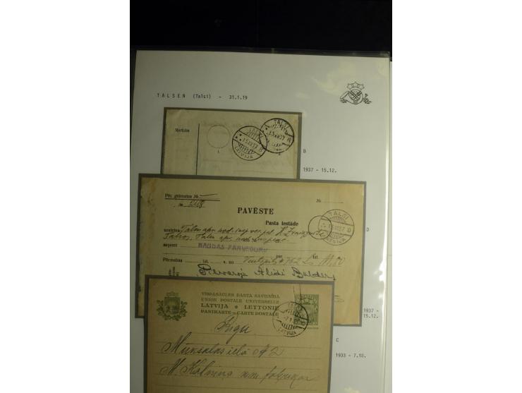 NORMSTEMPEL: AAHOF-ZVIDZIENA, umfangreiche Sammlung mit über 750 Briefen und Karten, alles sauber in 6 Alben