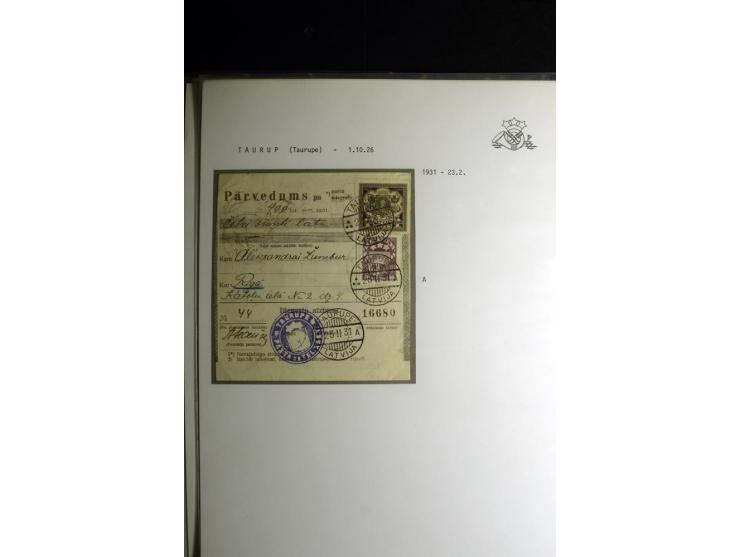 NORMSTEMPEL: AAHOF-ZVIDZIENA, umfangreiche Sammlung mit über 750 Briefen und Karten, alles sauber in 6 Alben