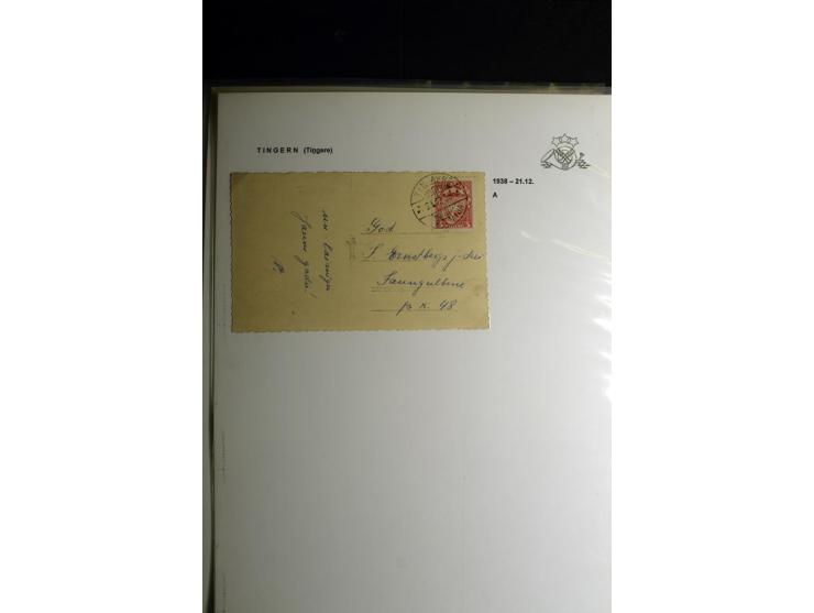 NORMSTEMPEL: AAHOF-ZVIDZIENA, umfangreiche Sammlung mit über 750 Briefen und Karten, alles sauber in 6 Alben