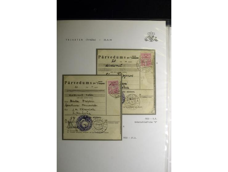NORMSTEMPEL: AAHOF-ZVIDZIENA, umfangreiche Sammlung mit über 750 Briefen und Karten, alles sauber in 6 Alben