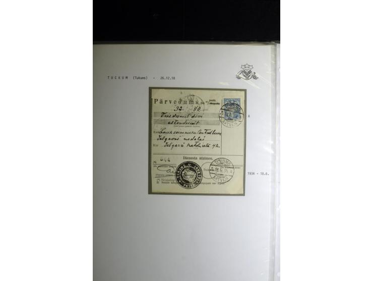 NORMSTEMPEL: AAHOF-ZVIDZIENA, umfangreiche Sammlung mit über 750 Briefen und Karten, alles sauber in 6 Alben