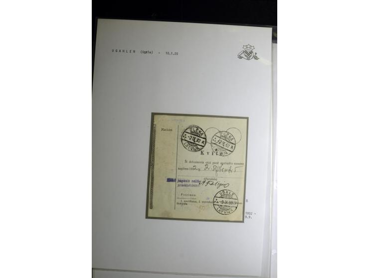 NORMSTEMPEL: AAHOF-ZVIDZIENA, umfangreiche Sammlung mit über 750 Briefen und Karten, alles sauber in 6 Alben
