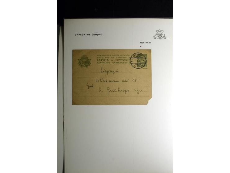 NORMSTEMPEL: AAHOF-ZVIDZIENA, umfangreiche Sammlung mit über 750 Briefen und Karten, alles sauber in 6 Alben
