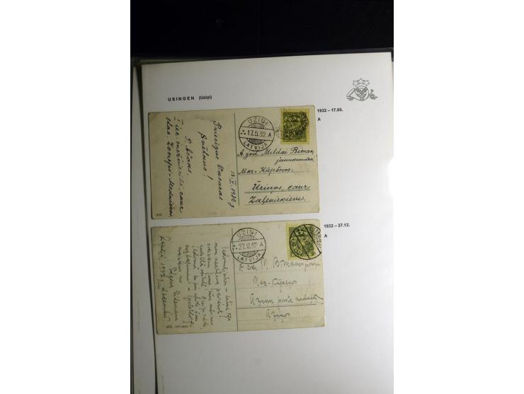 NORMSTEMPEL: AAHOF-ZVIDZIENA, umfangreiche Sammlung mit über 750 Briefen und Karten, alles sauber in 6 Alben