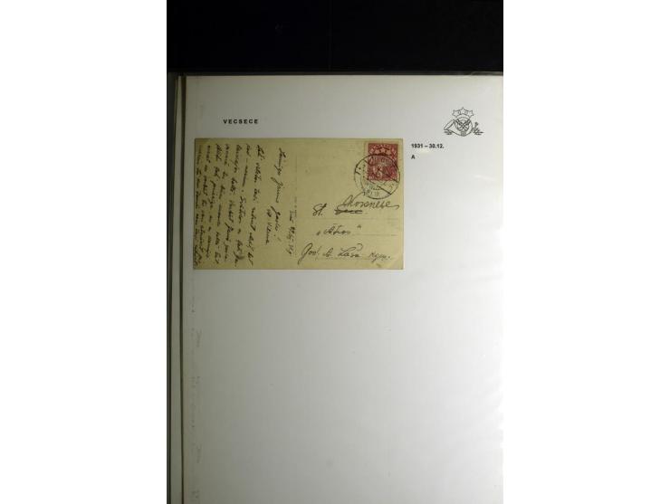 NORMSTEMPEL: AAHOF-ZVIDZIENA, umfangreiche Sammlung mit über 750 Briefen und Karten, alles sauber in 6 Alben