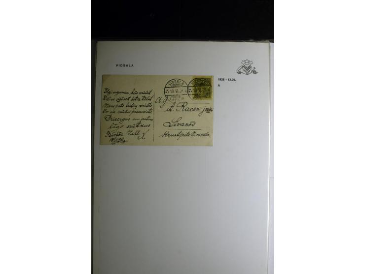 NORMSTEMPEL: AAHOF-ZVIDZIENA, umfangreiche Sammlung mit über 750 Briefen und Karten, alles sauber in 6 Alben