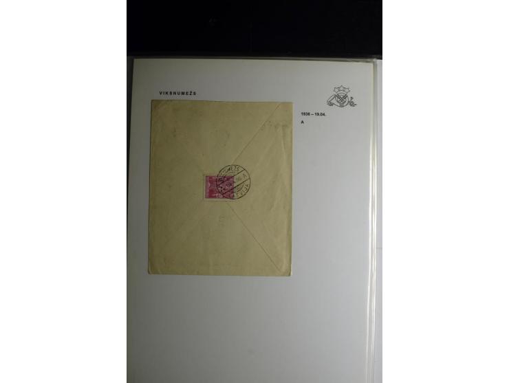 NORMSTEMPEL: AAHOF-ZVIDZIENA, umfangreiche Sammlung mit über 750 Briefen und Karten, alles sauber in 6 Alben
