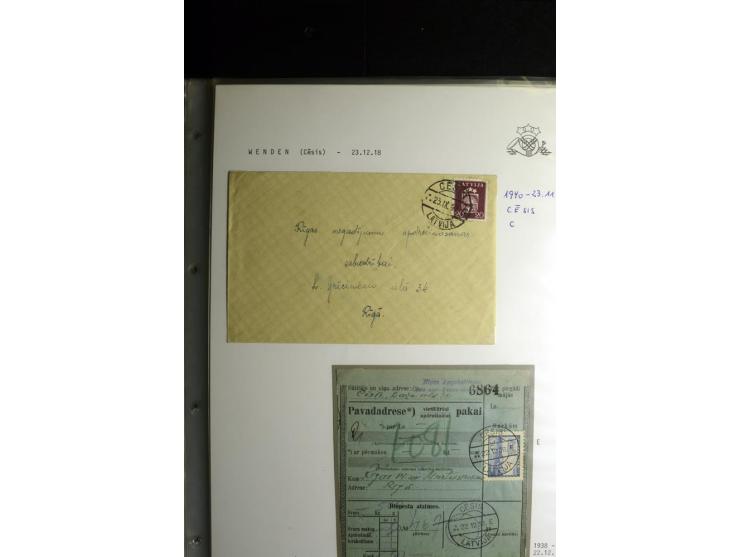 NORMSTEMPEL: AAHOF-ZVIDZIENA, umfangreiche Sammlung mit über 750 Briefen und Karten, alles sauber in 6 Alben