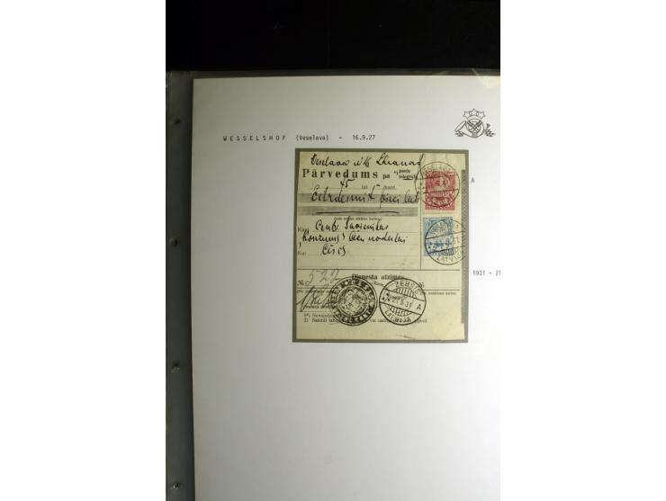 NORMSTEMPEL: AAHOF-ZVIDZIENA, umfangreiche Sammlung mit über 750 Briefen und Karten, alles sauber in 6 Alben