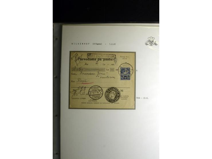 NORMSTEMPEL: AAHOF-ZVIDZIENA, umfangreiche Sammlung mit über 750 Briefen und Karten, alles sauber in 6 Alben