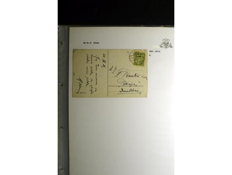 NORMSTEMPEL: AAHOF-ZVIDZIENA, umfangreiche Sammlung mit über 750 Briefen und Karten, alles sauber in 6 Alben