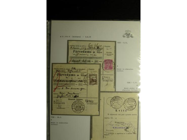 NORMSTEMPEL: AAHOF-ZVIDZIENA, umfangreiche Sammlung mit über 750 Briefen und Karten, alles sauber in 6 Alben