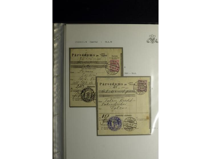 NORMSTEMPEL: AAHOF-ZVIDZIENA, umfangreiche Sammlung mit über 750 Briefen und Karten, alles sauber in 6 Alben
