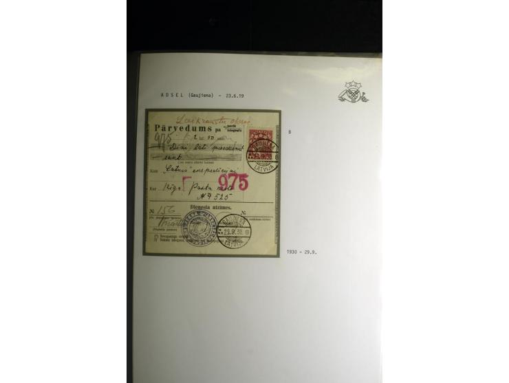 NORMSTEMPEL: AAHOF-ZVIDZIENA, umfangreiche Sammlung mit über 750 Briefen und Karten, alles sauber in 6 Alben
