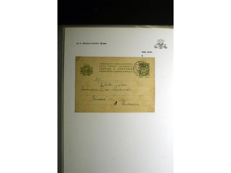 NORMSTEMPEL: AAHOF-ZVIDZIENA, umfangreiche Sammlung mit über 750 Briefen und Karten, alles sauber in 6 Alben