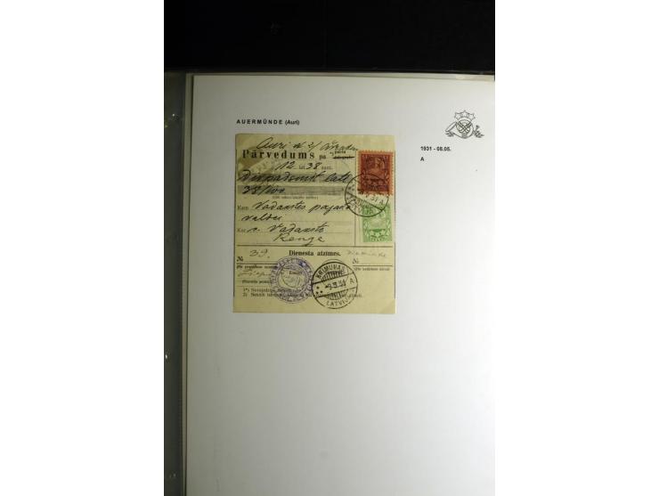 NORMSTEMPEL: AAHOF-ZVIDZIENA, umfangreiche Sammlung mit über 750 Briefen und Karten, alles sauber in 6 Alben