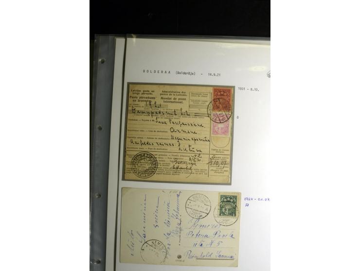 NORMSTEMPEL: AAHOF-ZVIDZIENA, umfangreiche Sammlung mit über 750 Briefen und Karten, alles sauber in 6 Alben