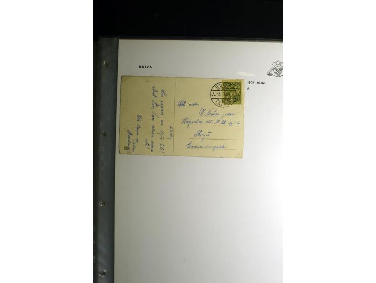 NORMSTEMPEL: AAHOF-ZVIDZIENA, umfangreiche Sammlung mit über 750 Briefen und Karten, alles sauber in 6 Alben